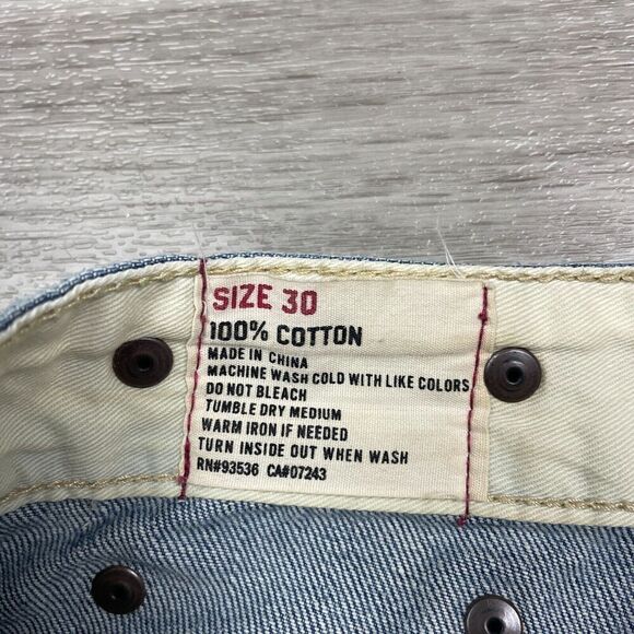 Ecko Unltd Jeans Mens 30 Blue Baggy Straight Denim Y2K - Picture 5 of 13